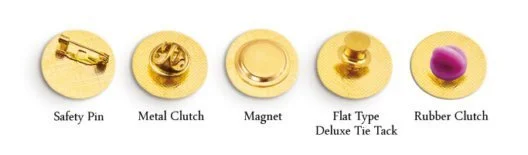 lapel pin back attachment in enamel pin manufacturer