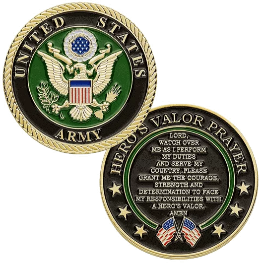 Custom Army Challenge Coins No Minimum