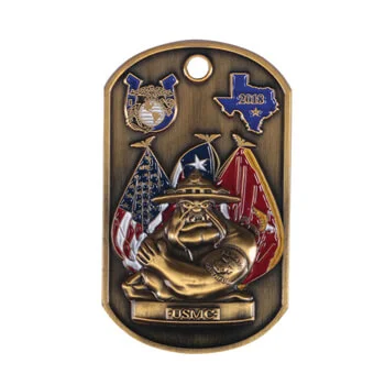 Dog Tag Challenge Coins