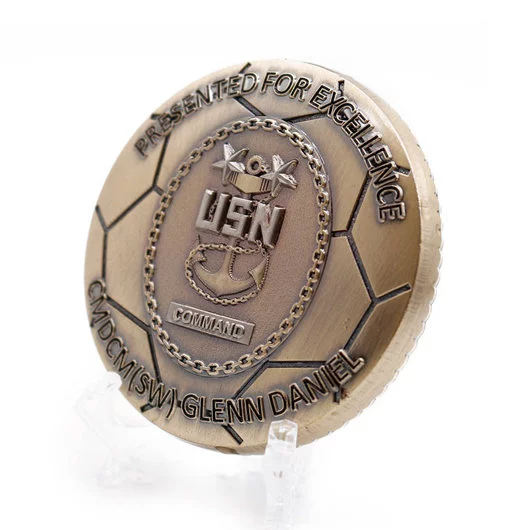 Custom Navy Challenge Coins No Minimum