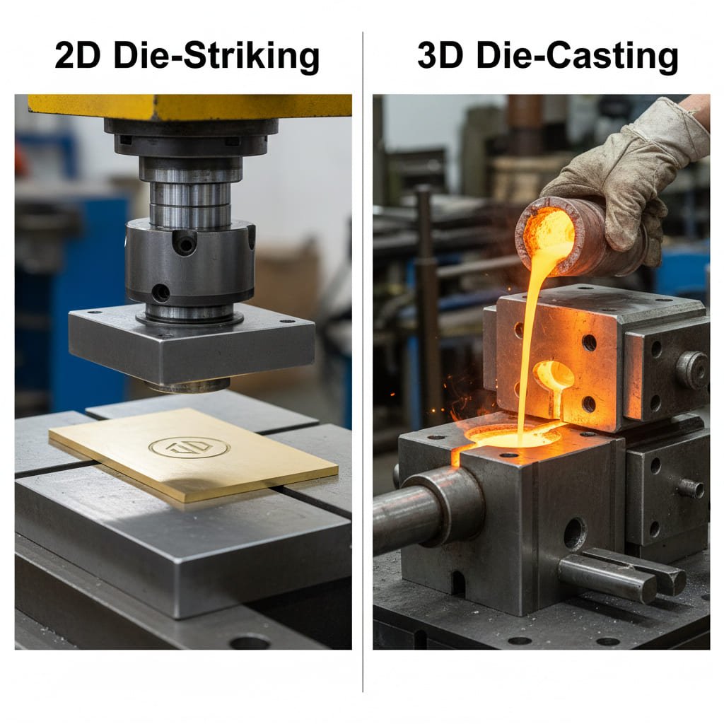 3D Mold vs. 2D Mold for Custom Pins