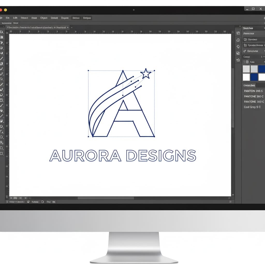vector file open in Adobe Illustrator