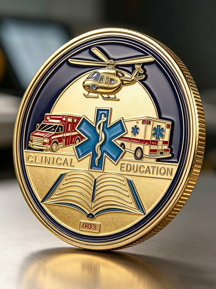 Custom EMS Challenge Coins
