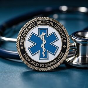 Custom EMS Challenge Coins