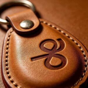 custom leather keychain factory