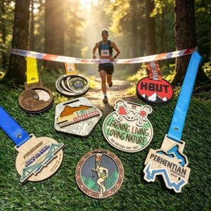 wooden medal