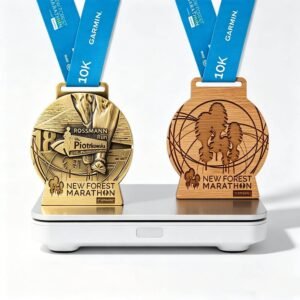 wooden medal