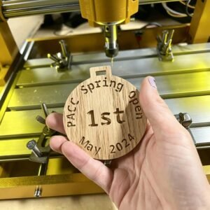 wooden medal