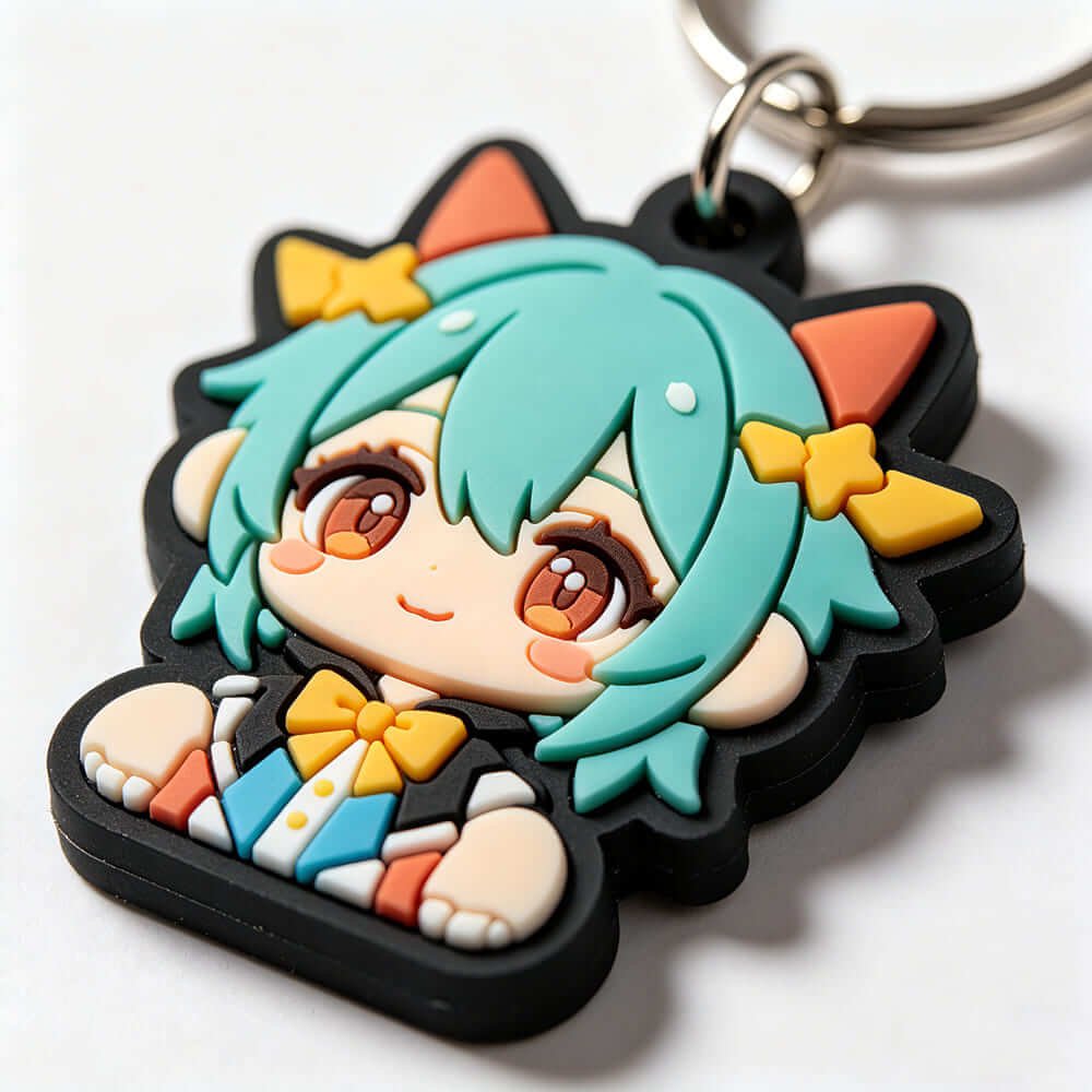 custom 3D PVC keychain