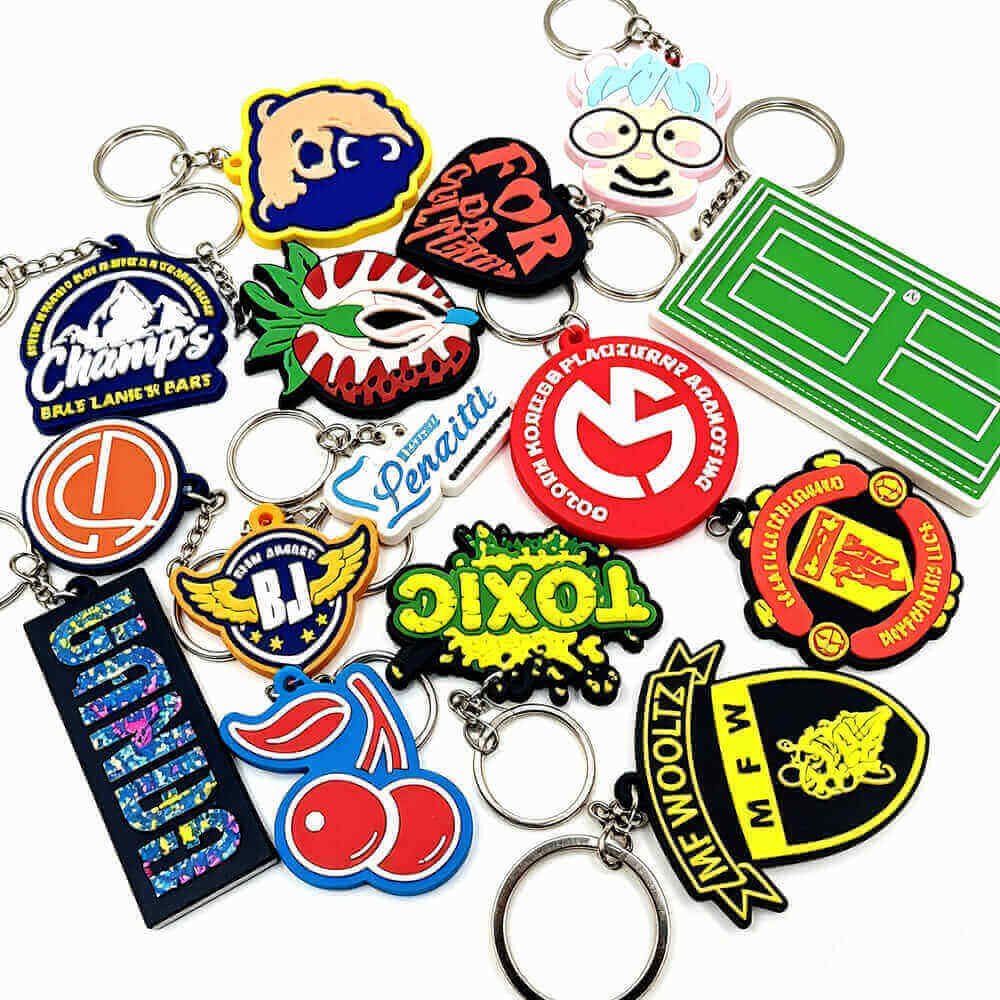 custom 3D PVC keychain