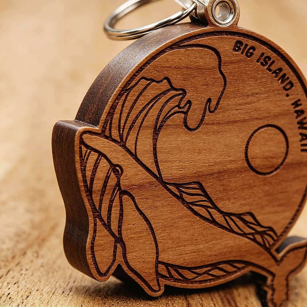 custom wooden keychain
